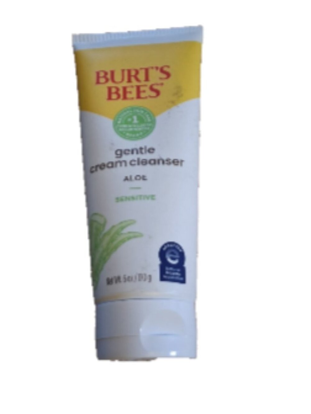 BURT'S BEES NATURAL SKIN CARE Gentle Cream Cleanser ALOE SENSITIVE 6oz.